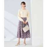 【洗える】ツイードプリントフレアスカート | a.v.v【WOMEN】 | 詳細画像15