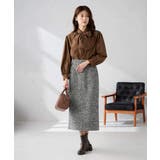 ロービングツイードナロースカート | a.v.v【WOMEN】 | 詳細画像6 