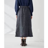 ツイード調裾フリンジAラインスカート | a.v.v【WOMEN】 | 詳細画像19 