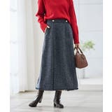 ツイード調裾フリンジAラインスカート | a.v.v【WOMEN】 | 詳細画像2 