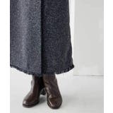 ツイード調裾フリンジAラインスカート | a.v.v【WOMEN】 | 詳細画像23 