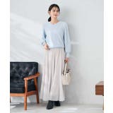 【洗える】チュールフレアスカート | a.v.v【WOMEN】 | 詳細画像4 