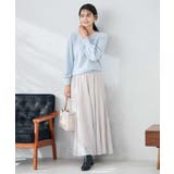 【洗える】チュールフレアスカート | a.v.v【WOMEN】 | 詳細画像7 