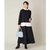 フリンジジャガードフレアスカート | a.v.v【WOMEN】 | 詳細画像3 