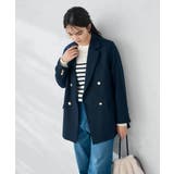 【ストレッチ/雑誌InRed(宝島社)11月号掲載】ダブルブレストジャケット | a.v.v【WOMEN】 | 詳細画像1 