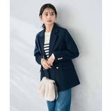 【ストレッチ/雑誌InRed(宝島社)11月号掲載】ダブルブレストジャケット | a.v.v【WOMEN】 | 詳細画像2 