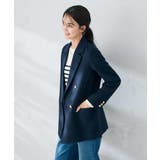 【ストレッチ/雑誌InRed(宝島社)11月号掲載】ダブルブレストジャケット | a.v.v【WOMEN】 | 詳細画像3 