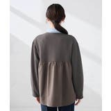 異素材切り替えノーカラーブルゾン | a.v.v【WOMEN】 | 詳細画像20 