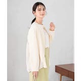 異素材切り替えノーカラーブルゾン | a.v.v【WOMEN】 | 詳細画像3 