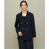 【マシンウォッシャブル】ダブルブレストジャケット | a.v.v【WOMEN】 | 詳細画像18 