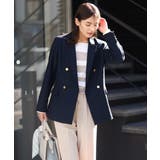 【マシンウォッシャブル】ダブルブレストジャケット | a.v.v【WOMEN】 | 詳細画像3 