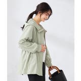 【微撥水】フーテッドブルゾン | a.v.v【WOMEN】 | 詳細画像4 