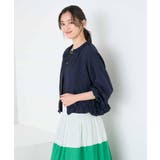 【接触冷感 UVカット】リネンライクノーカラージップブルゾン【セットアップ対応 … | a.v.v【WOMEN】 | 詳細画像10 