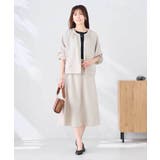 【接触冷感 UVカット】リネンライクノーカラージップブルゾン【セットアップ対応 … | a.v.v【WOMEN】 | 詳細画像17 