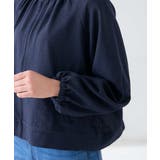 【接触冷感 UVカット】リネンライクノーカラージップブルゾン【セットアップ対応 … | a.v.v【WOMEN】 | 詳細画像24 