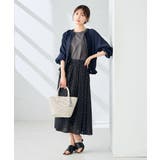 【接触冷感 UVカット】リネンライクノーカラージップブルゾン【セットアップ対応 … | a.v.v【WOMEN】 | 詳細画像35 