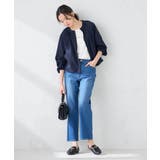 【接触冷感 UVカット】リネンライクノーカラージップブルゾン【セットアップ対応 … | a.v.v【WOMEN】 | 詳細画像5 