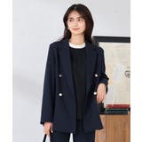 【洗える】ダブルブレストジャケット | a.v.v【WOMEN】 | 詳細画像18 