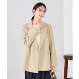 【洗える】ダブルブレストジャケット | a.v.v【WOMEN】 | 詳細画像24 