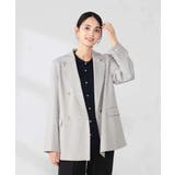 【洗える】ダブルブレストジャケット | a.v.v【WOMEN】 | 詳細画像32 