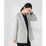 【洗える】ダブルブレストジャケット | a.v.v【WOMEN】 | 詳細画像33 