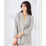 【洗える】ダブルブレストジャケット | a.v.v【WOMEN】 | 詳細画像34 