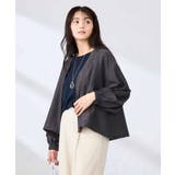 Vネックシアーブルゾン | a.v.v【WOMEN】 | 詳細画像10 