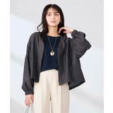 Vネックシアーブルゾン | a.v.v【WOMEN】 | 詳細画像9 