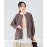 ウエストドロストノーカラーブルゾン | a.v.v【WOMEN】 | 詳細画像11 