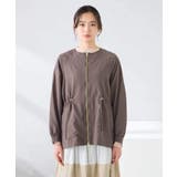 ウエストドロストノーカラーブルゾン | a.v.v【WOMEN】 | 詳細画像14 