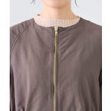 ウエストドロストノーカラーブルゾン | a.v.v【WOMEN】 | 詳細画像17 