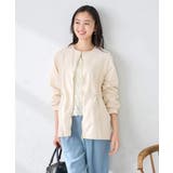 ウエストドロストノーカラーブルゾン | a.v.v【WOMEN】 | 詳細画像27 