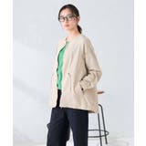 ウエストドロストノーカラーブルゾン | a.v.v【WOMEN】 | 詳細画像5 