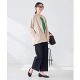 ウエストドロストノーカラーブルゾン | a.v.v【WOMEN】 | 詳細画像6 