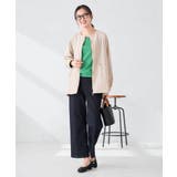 ウエストドロストノーカラーブルゾン | a.v.v【WOMEN】 | 詳細画像8 