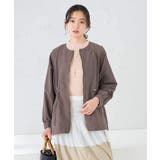 ダークグレー | ウエストドロストノーカラーブルゾン | a.v.v【WOMEN】