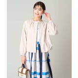 麻調ノーカラーブルゾン | a.v.v【WOMEN】 | 詳細画像19