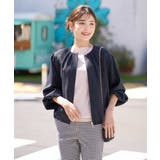 麻調ノーカラーブルゾン | a.v.v【WOMEN】 | 詳細画像48