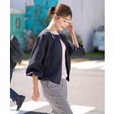 麻調ノーカラーブルゾン | a.v.v【WOMEN】 | 詳細画像50