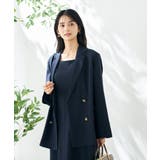 ネイビー | 【接触冷感 UVカット イージーケア | a.v.v【WOMEN】