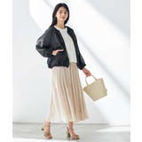 【洗える/イージーケア/接触冷感/毛玉になりにくい】ノーカラーシアーブルゾン | a.v.v【WOMEN】 | 詳細画像11
