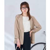 モカ | シアーシングルジャケット | a.v.v【WOMEN】