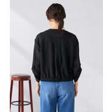 ノーカラーメッシュブルゾン | a.v.v【WOMEN】 | 詳細画像16 