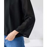 ノーカラーメッシュブルゾン | a.v.v【WOMEN】 | 詳細画像21 