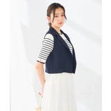 【洗える】クロップド丈テーラードジレ | a.v.v【WOMEN】 | 詳細画像3