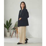 【マシンウォッシャブル】ダブルブレストジャケット | a.v.v【WOMEN】 | 詳細画像11 