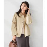 ベージュ | ステンカラーブルゾン | a.v.v【WOMEN】