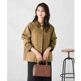 キャメル | ステンカラーブルゾン | a.v.v【WOMEN】