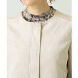 スエードノーカラージャケット | a.v.v【WOMEN】 | 詳細画像18 