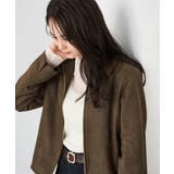 フェイクスエードステンカラーブルゾン | a.v.v【WOMEN】 | 詳細画像21 